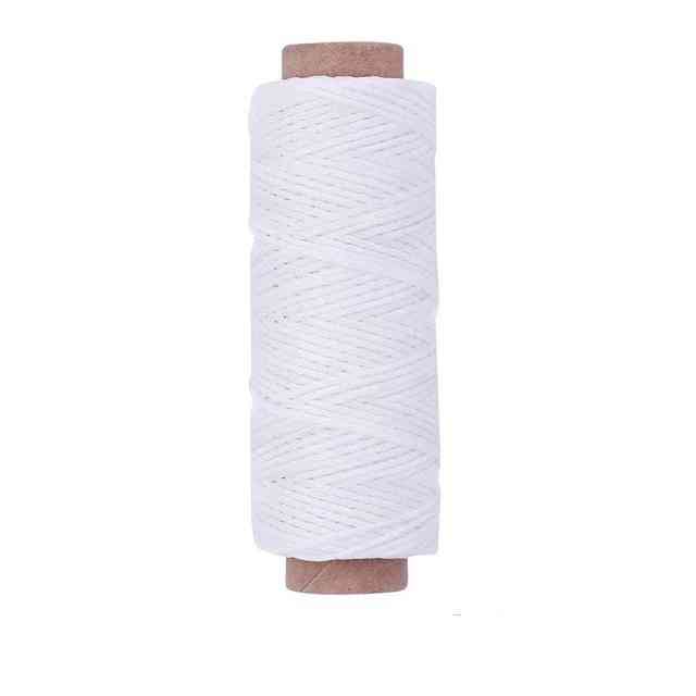 Cordón de hilo encerado de cuero duradero de alta calidad para costura y costura artesanal