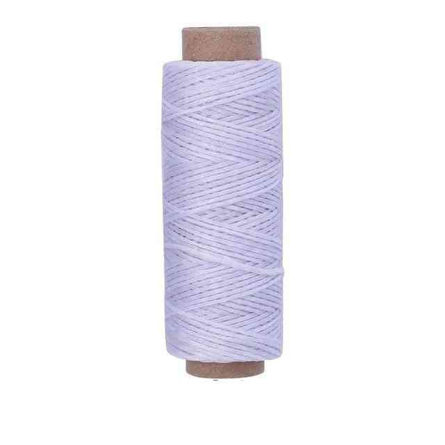 Cordón de hilo encerado de cuero duradero de alta calidad para costura y costura artesanal