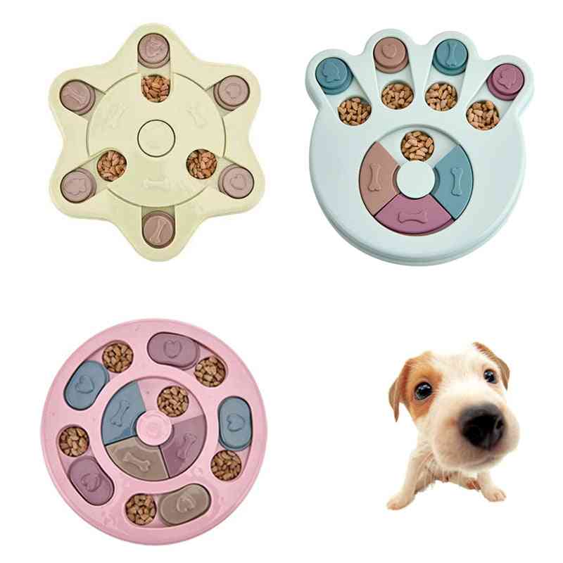 Zabawki dla psów zwiększają IQ interaktywne wolno dozujące karmienie tresura psów domowych karmnik dla małych średnich szczeniąt - typ 1 / niebieski