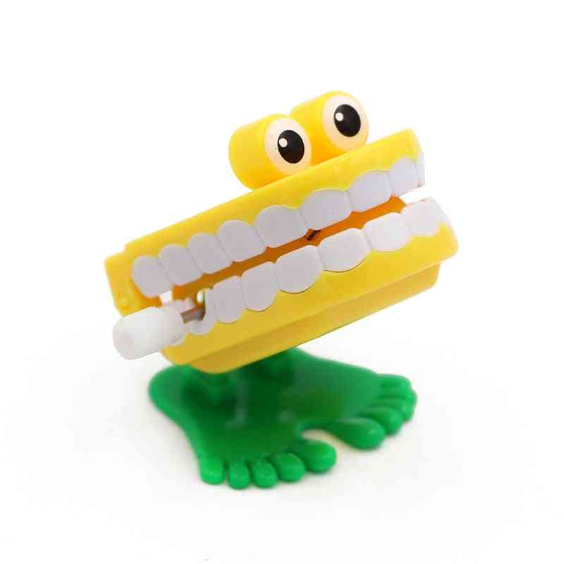 1 pc 7 גדלים שיני קפיצת שיניים מתנה, מתנת דגם צורת שיניים, צעצוע שיניים יצירתי למתנת רופא שיניים