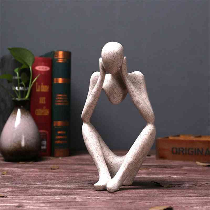 Creative Living Room/office Bedroom Abstract Figure Decorative Ornaments