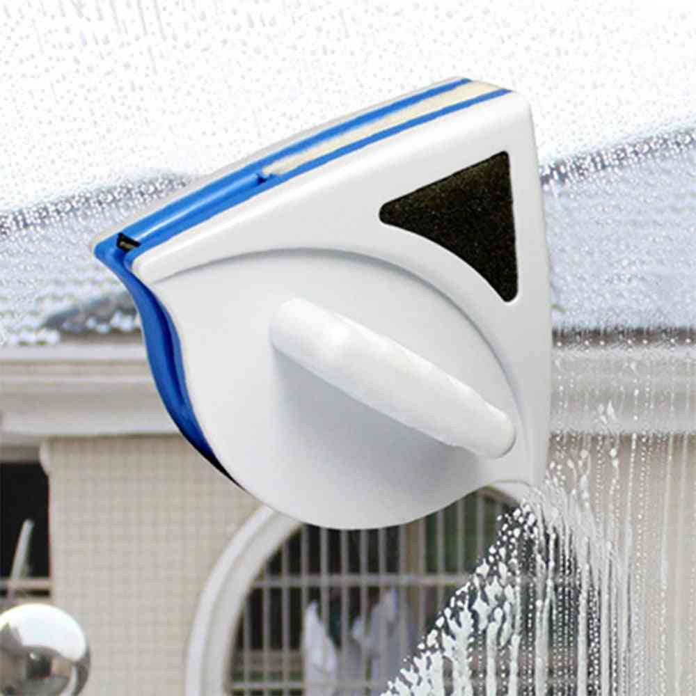 Escova magnética de dupla face para limpar vidros para limpar vidros de janelas limpador de vidros magnético limpador de vidros