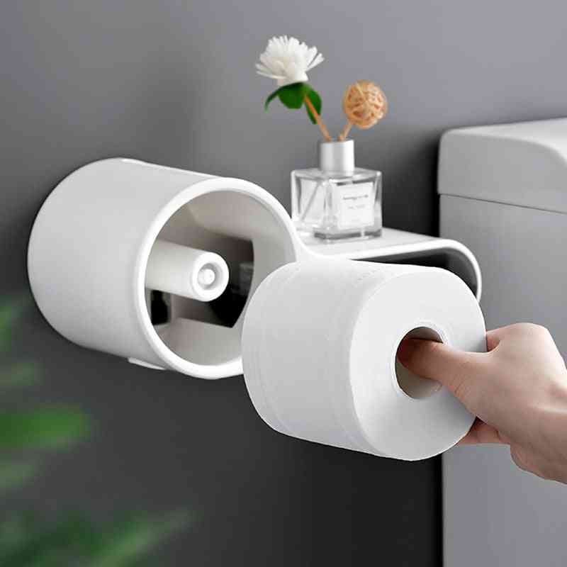 Waterproof, Toilet Paper Holder - Bathroom Tissue Storage Box