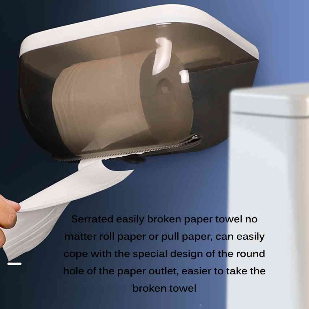 Dispenser di fazzoletti adesivi per il bagno a parete scatola di fazzoletti per asciugamani di carta