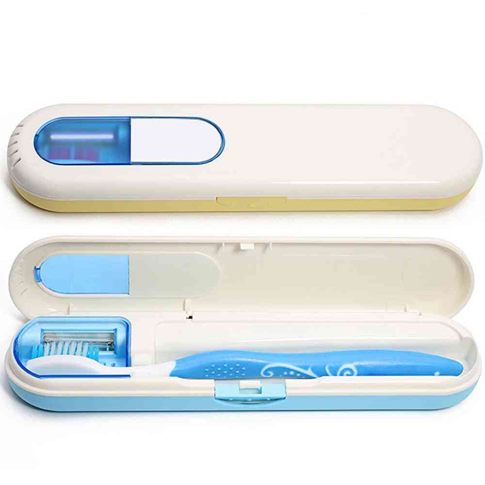 Uv Toothbrush Sanitizer - Holder / Cleaner Storage Case Box