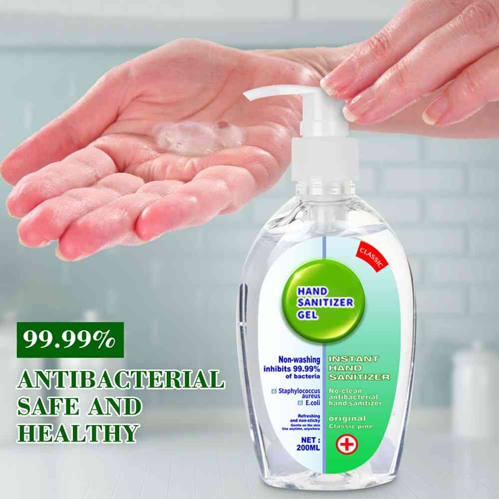 Gel desinfectante para manos, desechable antibacteriano - gel líquido seco para manos con alcohol