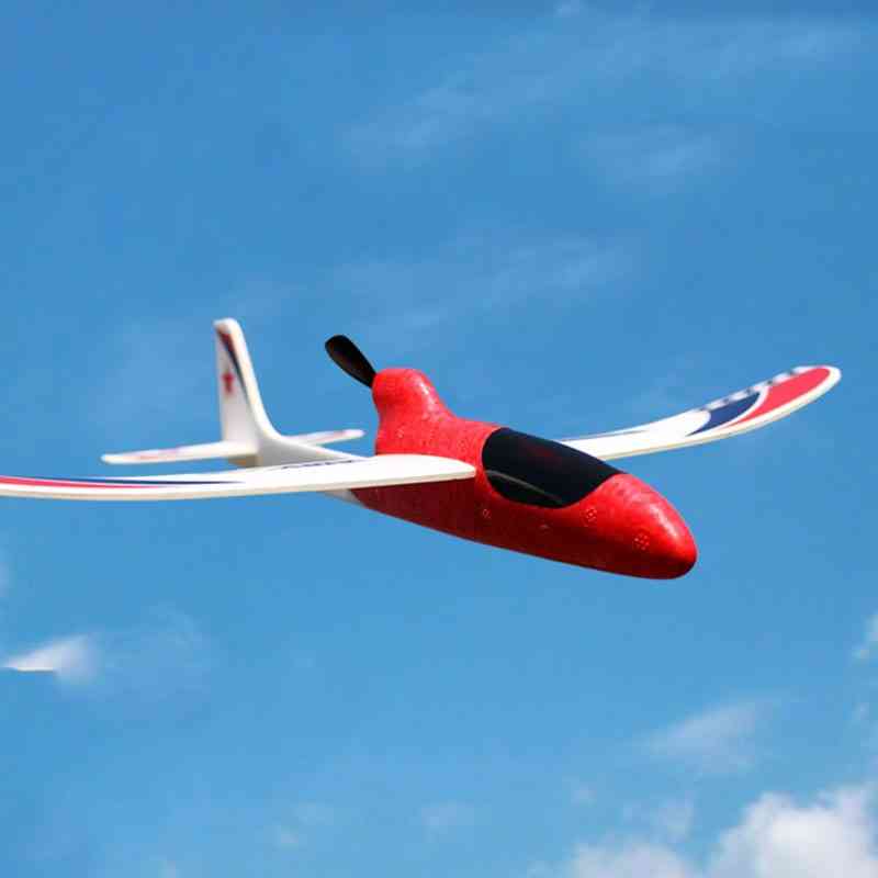 Rc Airplanes Capacitor Electric Hand Throwing Glider Diy Airplane Model - Hand Launch Throwing Glider Educational Toy For Children