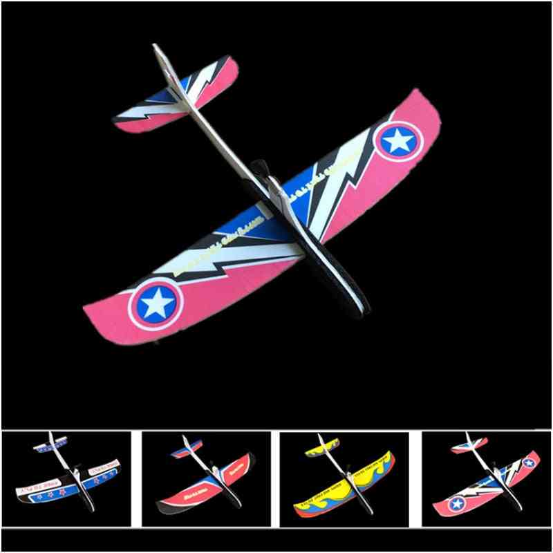 Handkast flygande segelflygplan skumflygmodell - festpåse fyllmedel flygande segelflygplanplan leksaker