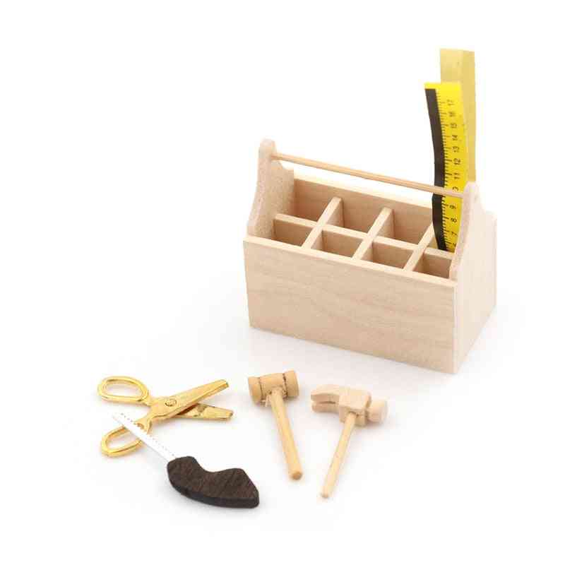Mini Metal Tool Box And Repair Apparatus-doll House Accessories