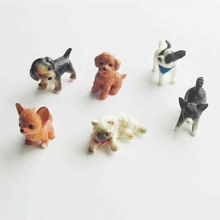 Simulation Cat And Dog Miniature Model Doll For Decoration