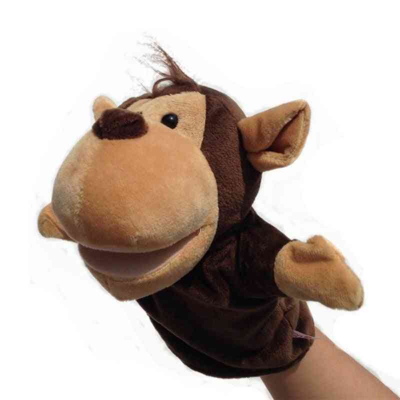 Baby Animal Plush Hand Puppet- Lion, Pig And Elephant  Doll Toy For