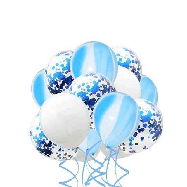 Cumpleaños de látex de metal, globos de decoraciones para bodas