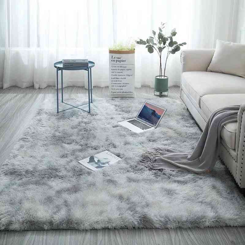 Modern Anti Slip Tie Dyeing, Soft Carpets / Mats / Rugs For Living Room Or Bedroom