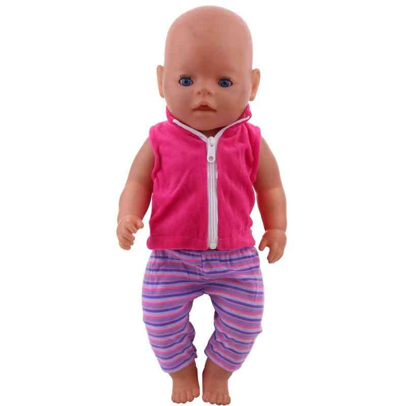 Doll Clothes For 43cm Baby Dolls - Jacket Clothes For 17