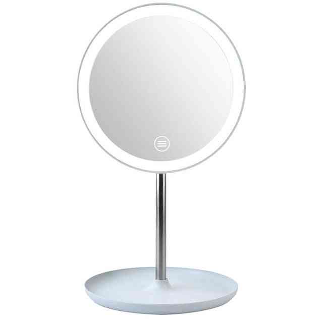 Detachable, 3 Modes Led Light-makeup Mirror With Stand