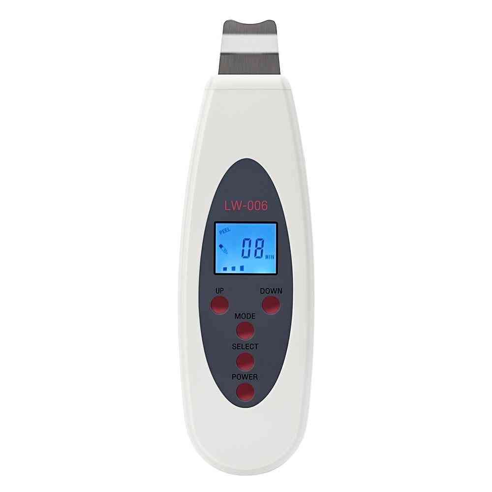 Portable Lcd Ultrasonic Face Skin Cleaner, Acne Removal Face Care Tool