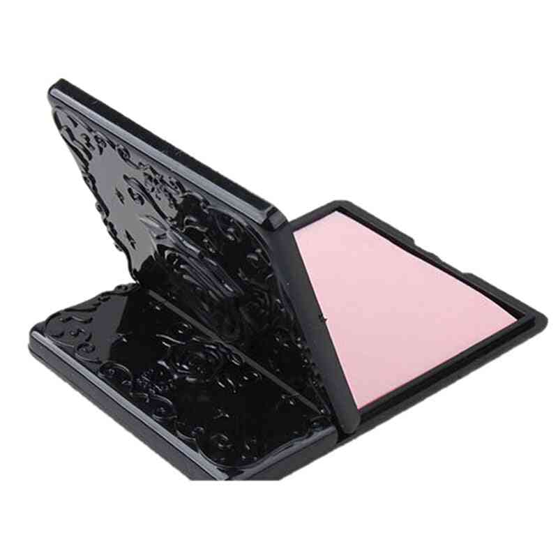 Oil Absorbing Sheet With Black & White Mirror Case - Oil Remover Paper Face Care