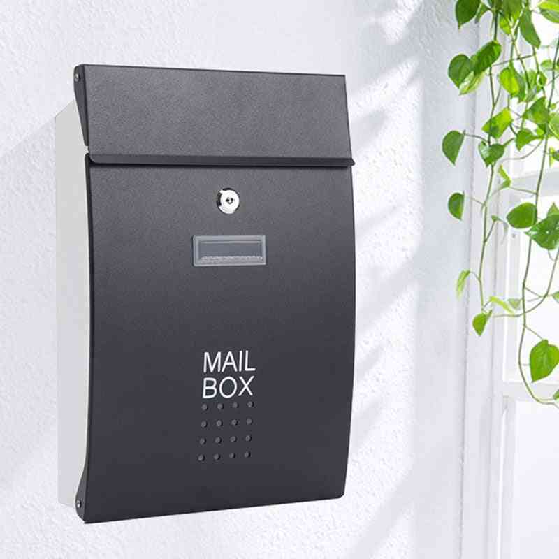 Wall Mounted Vertical Locking Drop Mailbox