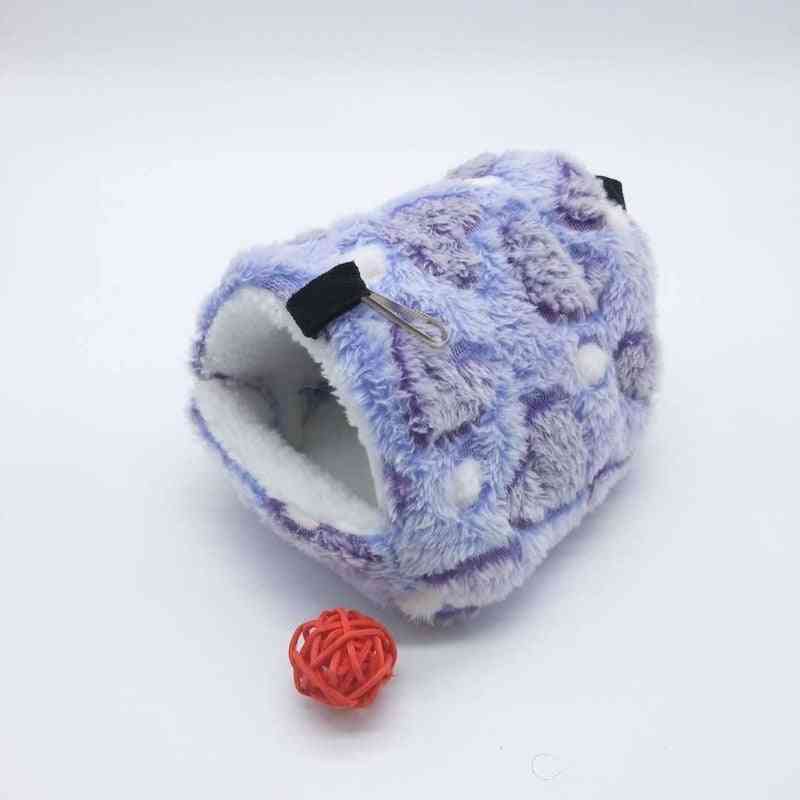 Hamster Cage-warm, Plush And Soft Hanging Bed For Mini Animals