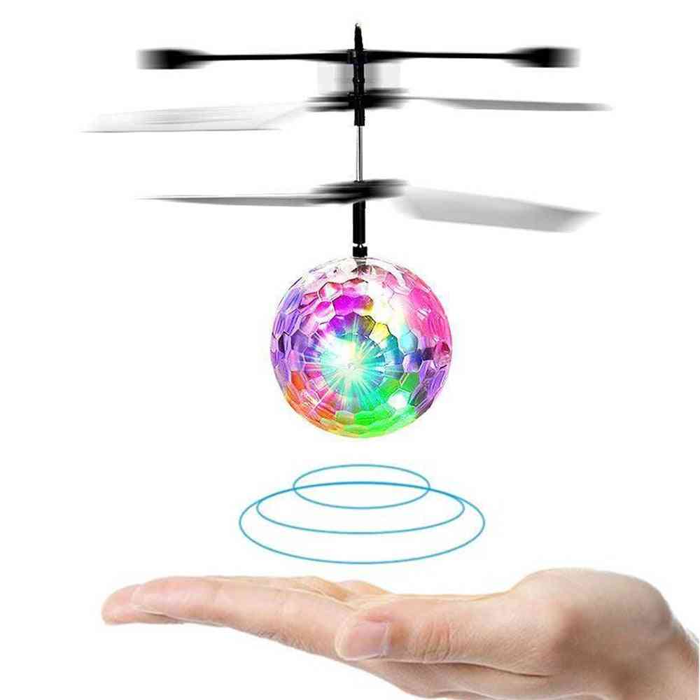 Mini rc dronă mână inducție minge zburătoare condus ușor elicopter avion crăciun