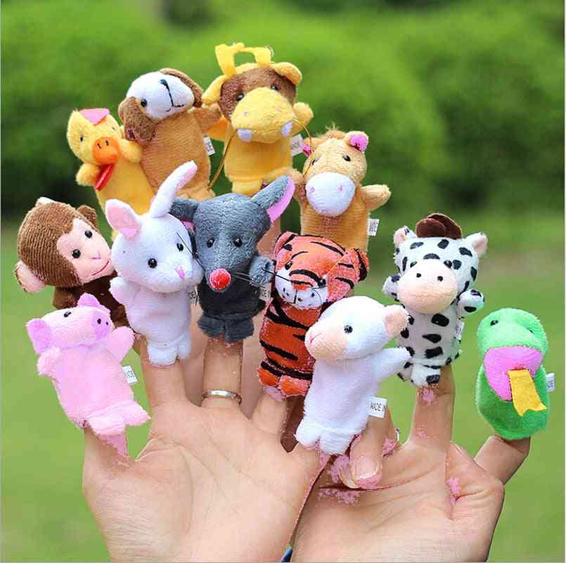 бебета деца пръсти животни образователни играчки играчки, кукли плат плюш