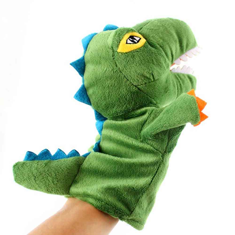 Dinosaurus marionettikäsine käsinukenuken lelut, storys talk juguetes