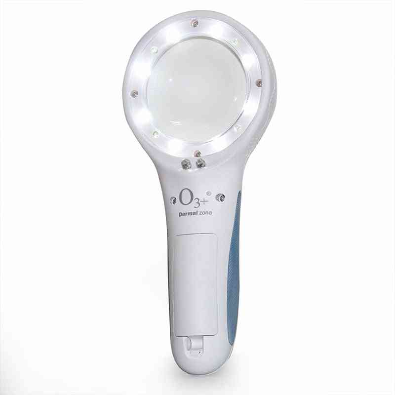 Portable Blue Cold Led Skin Analyzer With 8 Times Magnification Skin Analysis Detection - Personal Skin Care