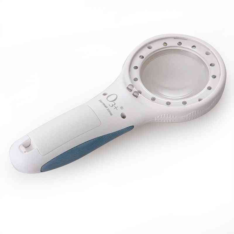 Analizador de piel con LED frío azul portátil con detección de análisis de piel con aumento de 8 veces - Cuidado personal de la piel