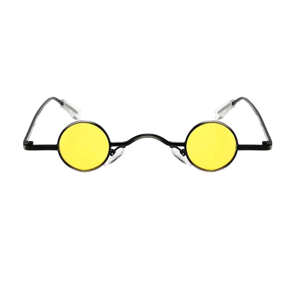 Mini occhiali da sole rotondi per uomo - occhiali da sole per la cura degli occhi - neri
