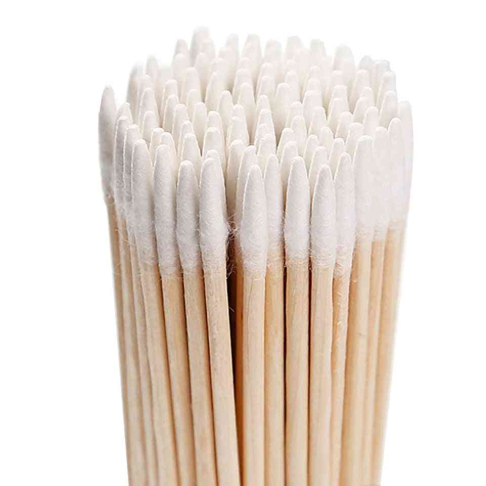 Wooden Cotton Stick Swabs Buds For Cleaning - The Ears