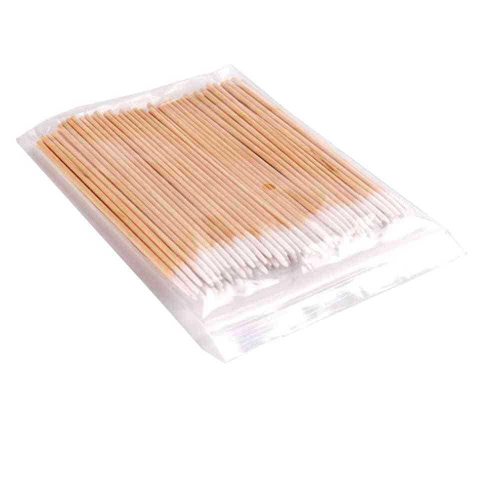 Wooden Cotton Stick Swabs Buds For Cleaning - The Ears