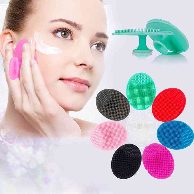 Deep Cleaning Face Brush For Facial Exfoliating, Blackhead Removing - Soft Cleansing Brush, Washing Pad