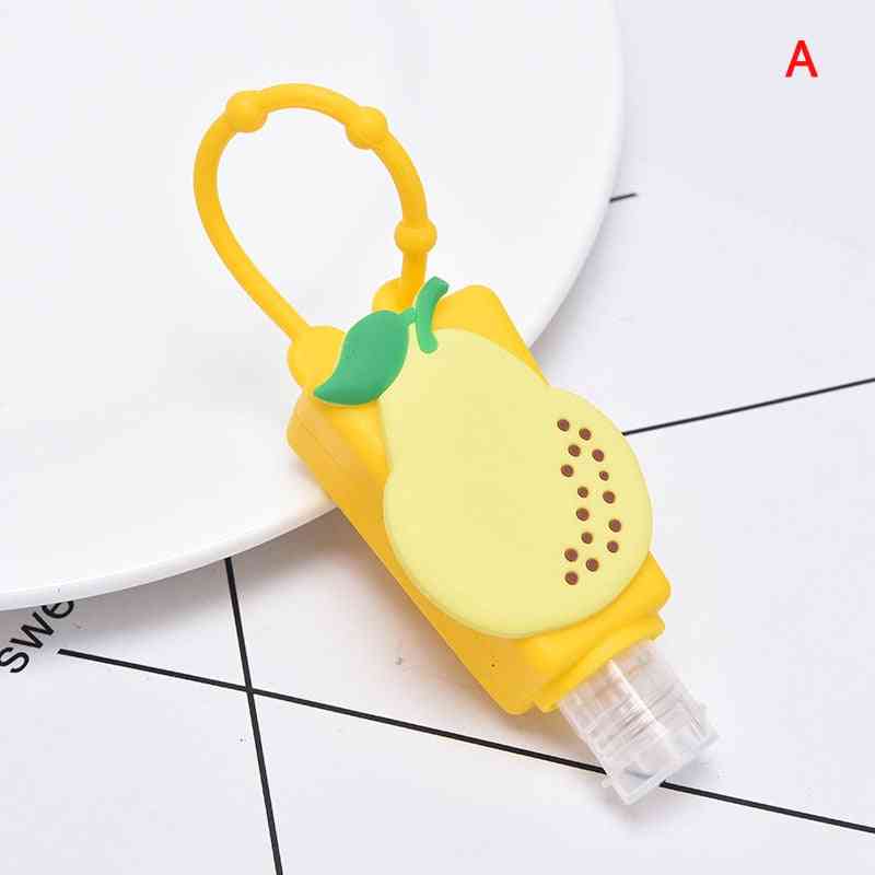 Mini Empty Bottle For Traveling - Silicone Protective Cover, Hand Sanitizer Holder