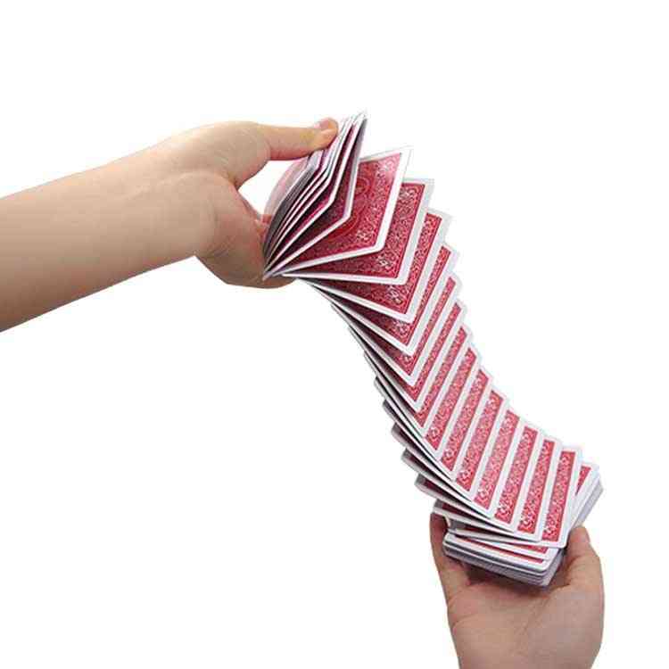 Magický elektrický balíček karet žert trik, roubík