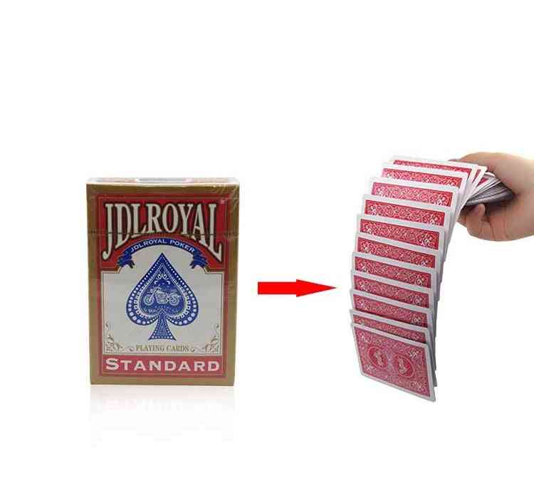Magický elektrický balíček kariet žart trik, roubík