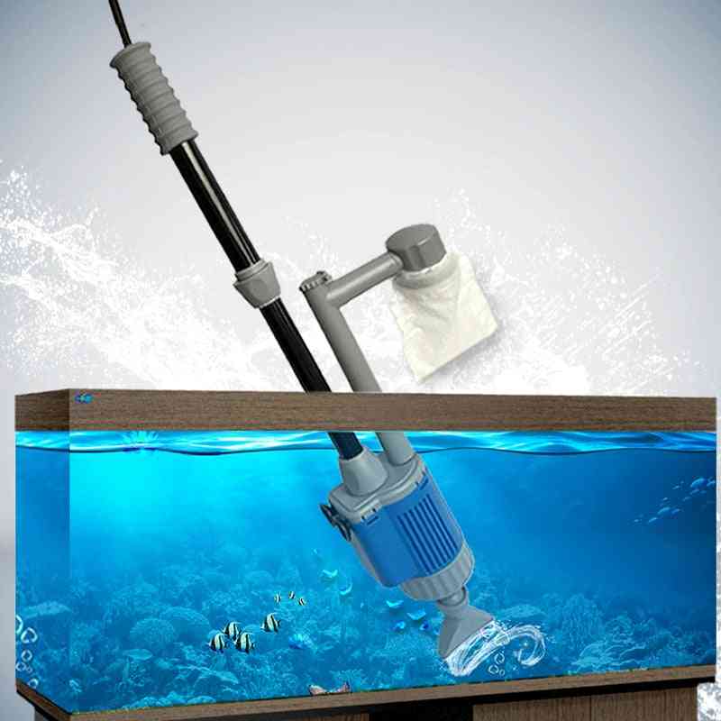 Electric Aquarium Fish Tank Water Change Pump, Aquarium Cleaning Water Changing Tool