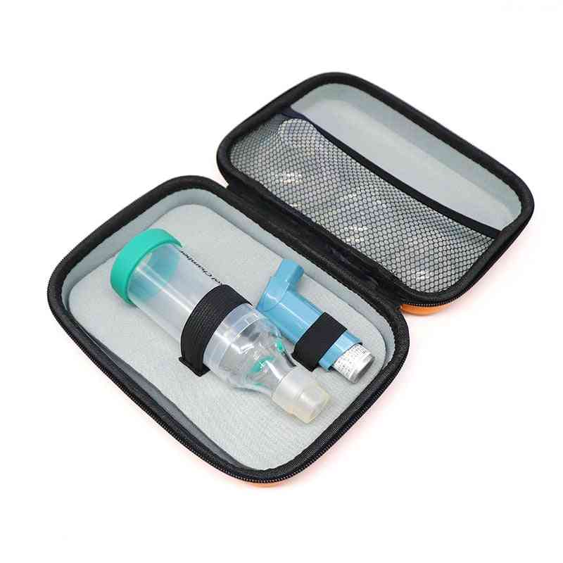 Reusable Inhaler-aerosol Chamber With Silicone Mask & Bag