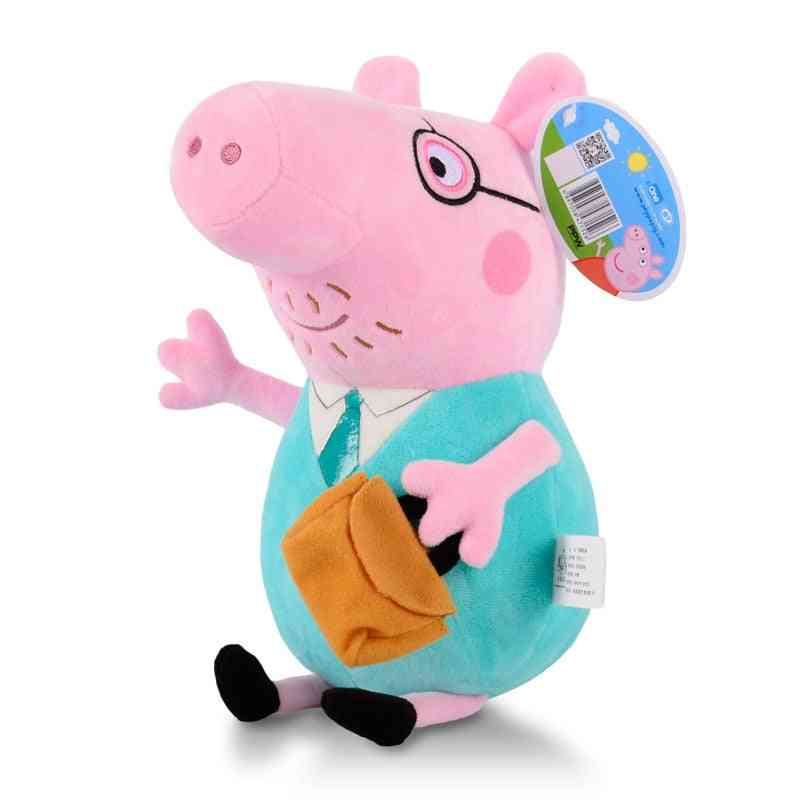 плюшена играчка от семейство peppa pig george - плюшена играчка за кукли от прасе от peppa, украса за подарък за рожден ден от peppa pig, прасета за деца