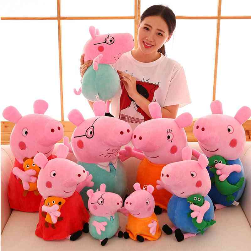Cute Peppa Pig George Family Plush Toy Stuffed Doll - Party Decorations Peppa Pig Ornament Keychain For