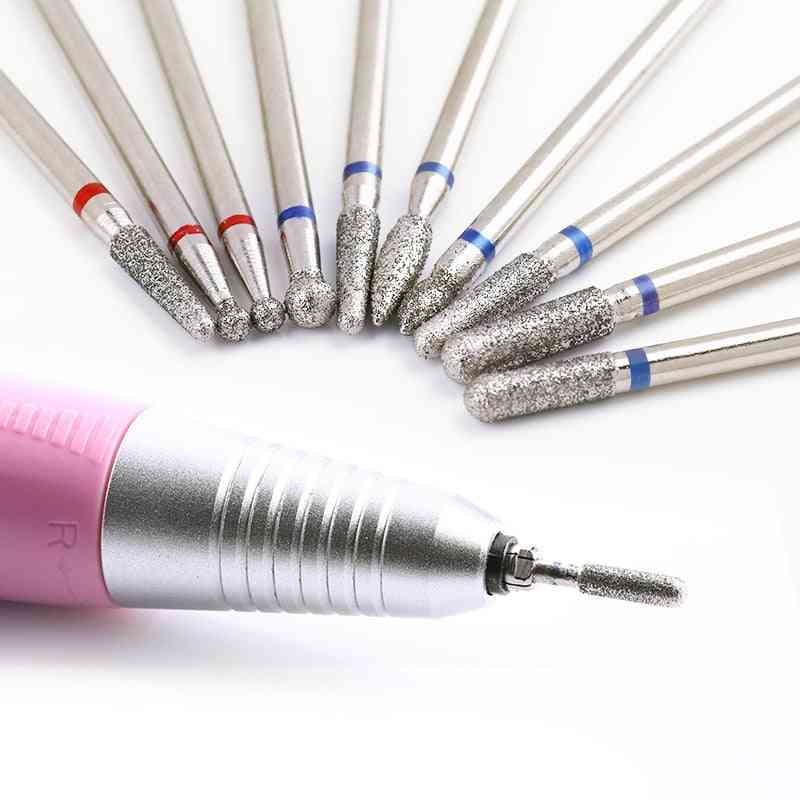 Nail Art Drill Bit For Manicuring Nails - Electric Mills Machine Nail Cuticle Clean Tool