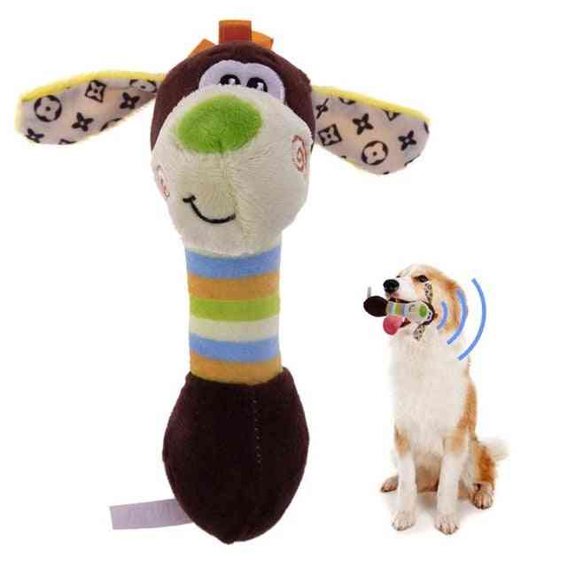 Pet Plush Dog Toys - Toot, Squirrel, Dog Chew Squeak