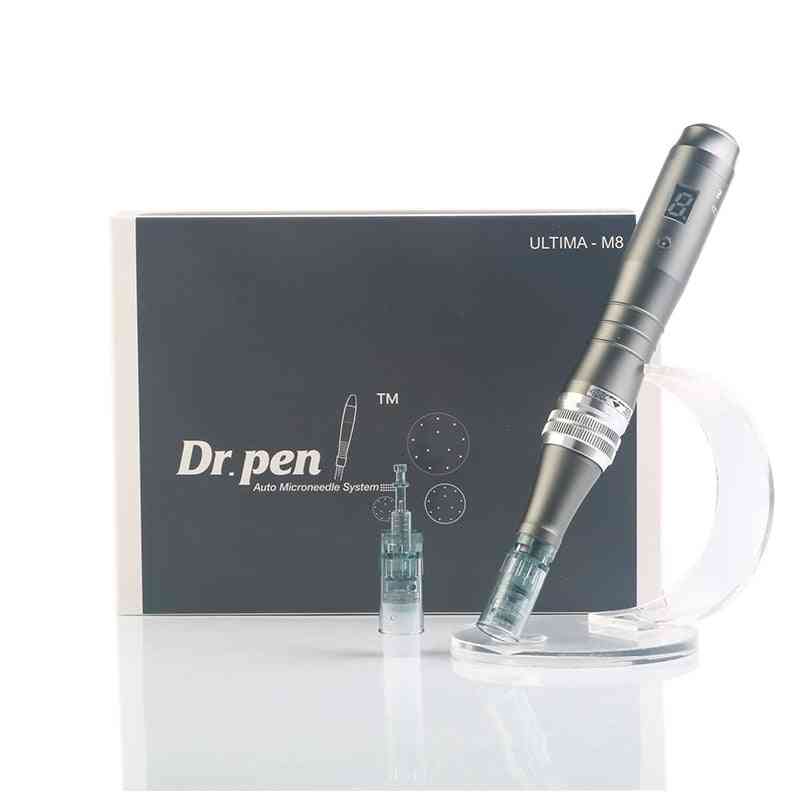 Professzionális vezeték nélküli digitális kijelző -6 szint dr. toll ultima m8 mikrotűs toll újratölthető bőrápolási készletekből