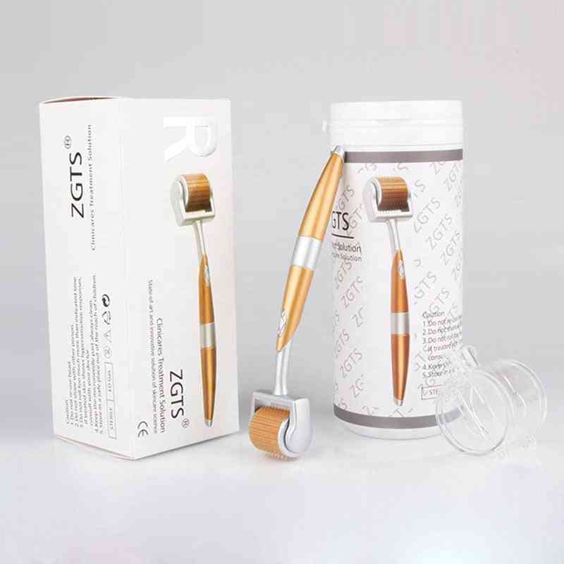Professional Titanium Derma Roller For Face Skin Care, And Hair Loss Treatment