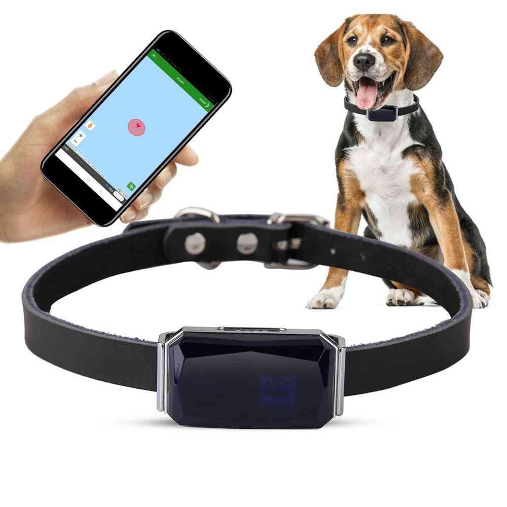 Pets Smart Gps Tracker - Ip67 Waterproof Adjustable Practical Anti Lost Collar Tracking Locator With Free App