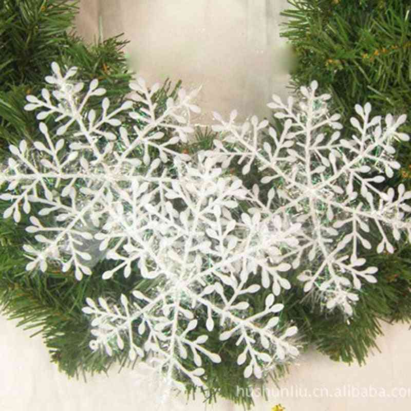 Fa díszek - karácsonyi party hópehely dekoráció