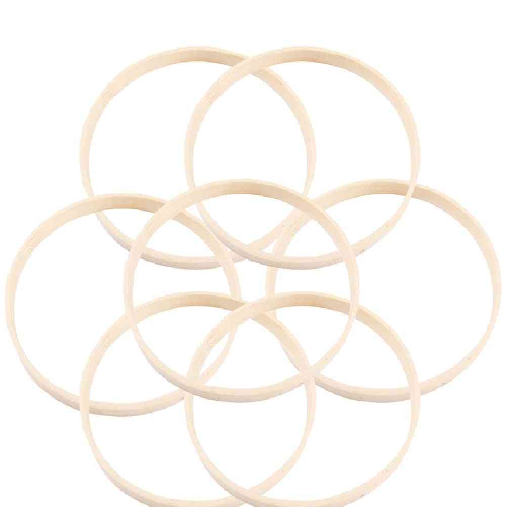 Embroidery Hoop Bamboo Circle Round Wooden Diy Art Craft Cross Stitch Tools