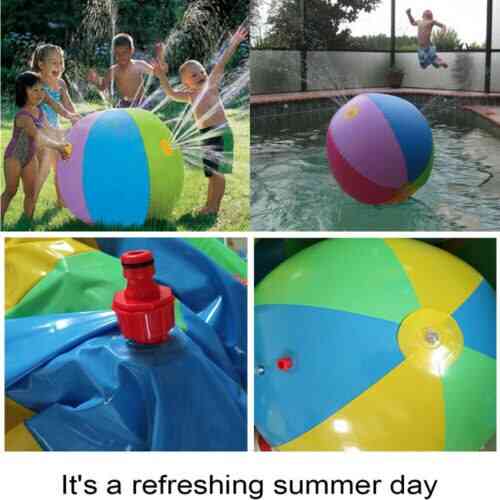 Inflatable Water Sprinkler Ball For Kids