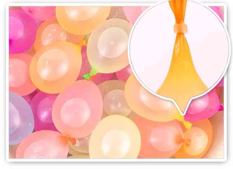 1000 stuks waterballonnen met gemakkelijk navulbare latex set voor kinderen - volwassenen, vechtspellen - 1 stuks