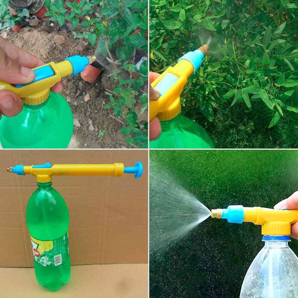 Mini Bottles Of Juice Interface Plastic Trolley Squirt Gun Toy Sprayer Head Water Pressure