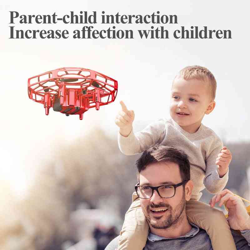 Mini Drone Ufo, Infrared Sensing Control, Hand Flying Aircraft Toy